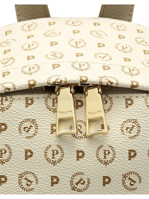 Zaino Heritage Logo Classic Avorio/ghiaccio POLLINI | TE8412PP03Q11/10A